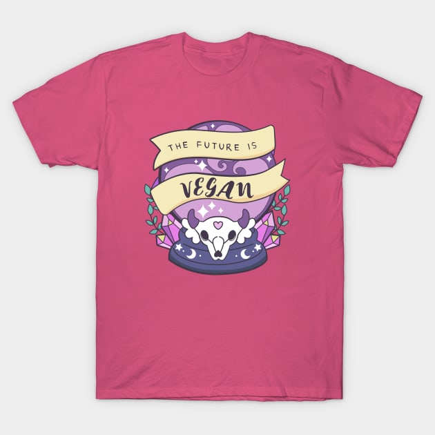 The future is Vegan T-Shirt by BubblegumGoat